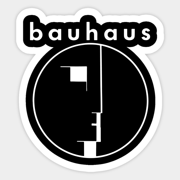 bauhaus Sticker by Jennifer Bourbonnais